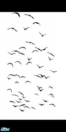 Sims 2 — Birds - 2 by tdyannd — One of two walls in my Birds Set.