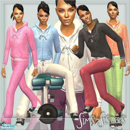 Sims 2 — S2S Collection No.10032008 AF - Set by sims2sisters — Sportswear
