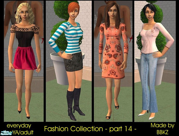 Sims 2 — Fashion Collection - part 14 - by BBKZ — 14th part of my fashion sets. This time all outfits are available as an