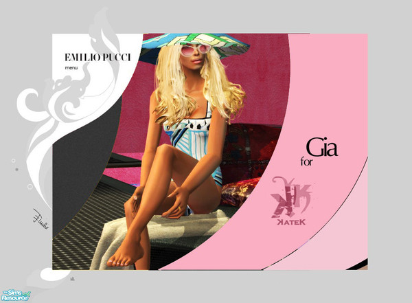 Sims 2 — PUCCI S/S 2008 by K@ — The newest set from the latest PUCCI show :) Enjoy!