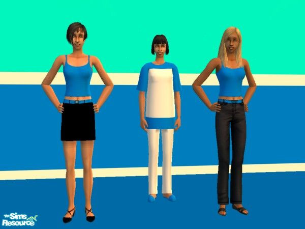 Sims 2 — The Blue set. by qvisn — by qvisn