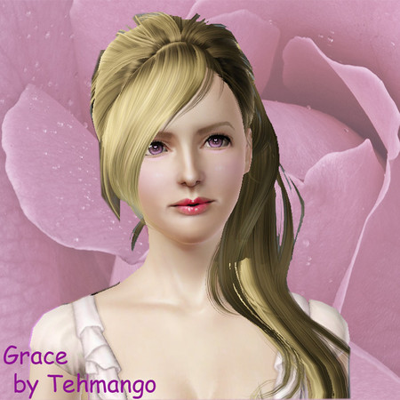 Sims 3 — Grace by Tehmango  by tehmango2 — Grace is a young adult ,she love violet and she is friendly , love to have
