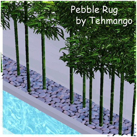 Sims 3 — PebbleRug_ByTehmango by tehmango2 — For people who like to decorate their house or their exterior with realistic