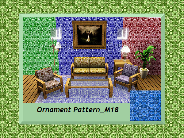 Sims 3 — Ornament Pattern_M18 by engelchen1202 — Ornament Pattern_M18