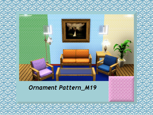 Sims 3 — Ornament Pattern_M19 by engelchen1202 — Ornament Pattern_M19