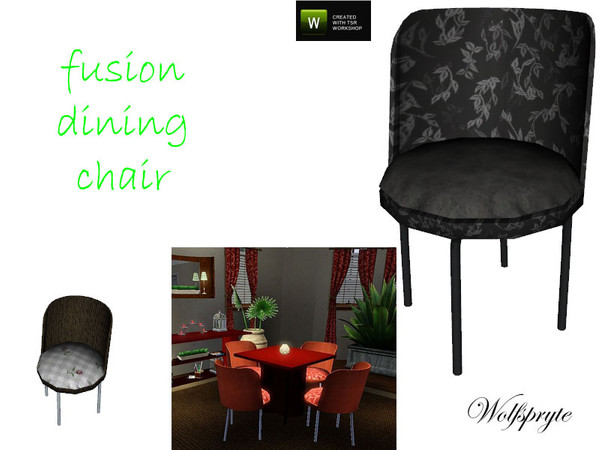 Sims 3 — Fusion Dining Chair *TSRAA* by wolfspryte — part of the Fusion Dining Collection Design inspired by the Ikea
