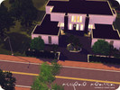 Sims 3 — Morgana Mansion by Cherry-Gaga — A modern mansion featuring 4 car spaces (2 in garage), 5 bedrooms, 6 bathrooms,