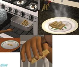 Sims 2 — Fishsticks by TheNinthWave — Fishsticks for your sims. Available for all 3 meals. Enjoy!