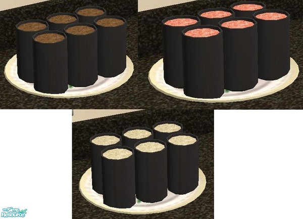 Sims 2 — Milkshakes by TheNinthWave — Included are chocolate, strawberry, and vanilla milkshakes. These were cloned from