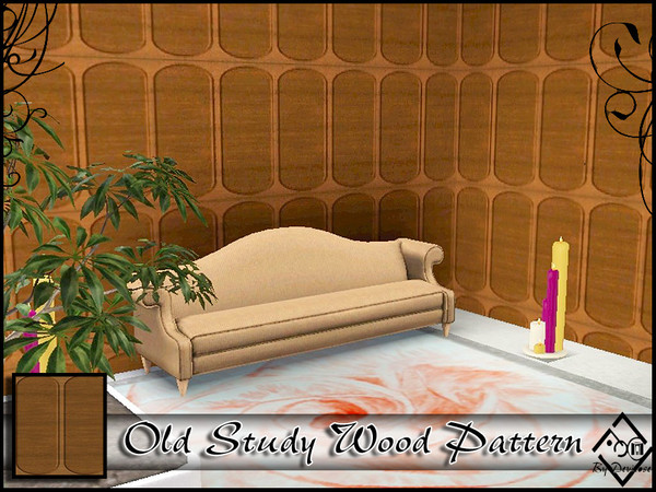 Sims 3 — Old Study Wood by Devirose — by Devirose