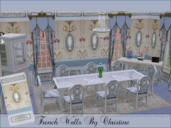 Sims 3 — French Walls And Floors by cm_11778 — A new set of french Walls and Floors for your Sim homes. Happy Simming,