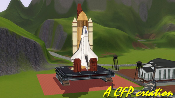Sims 3 — Launch Pad Space Shuttle by carlosfilipepedro — The space shuttle's launching pad by Carlos @ S.I.M.S. Please