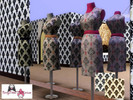 Sims 3 — barok b&y by BringNikkiTheHorizon — barok pattern black and yellow