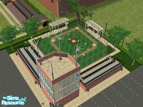 Sims 2 — Baseball Field by sangelo — Baseball Field