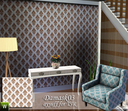 Sims 3 — Damask Pattern03 by ayyuff — Damask Pattern03 by ayyuff