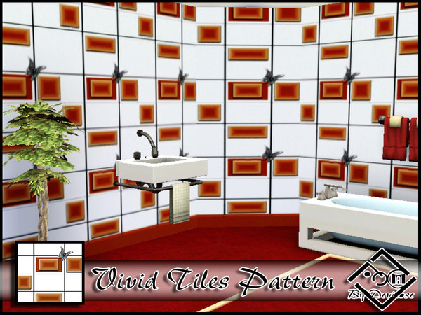 Sims 3 — Vivid Tiles by Devirose — by Devirose TSRSA