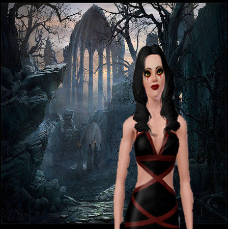 Sims 3 — Selena Knightly by Roobz1 — my gothic chic