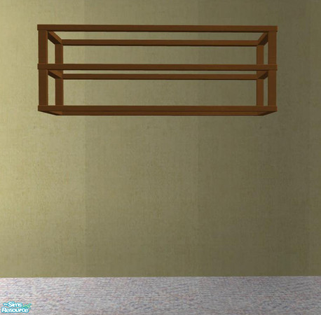 Sims 2 — PB a Mans Living Honey - Wallshelf by ShinoKCR — 
