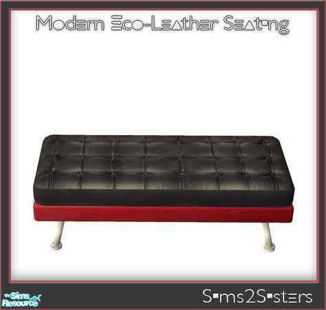 Sims 2 — Modern Eco-Leather Seating - 5 by sims2sisters — This file will not show in game without \"Modern