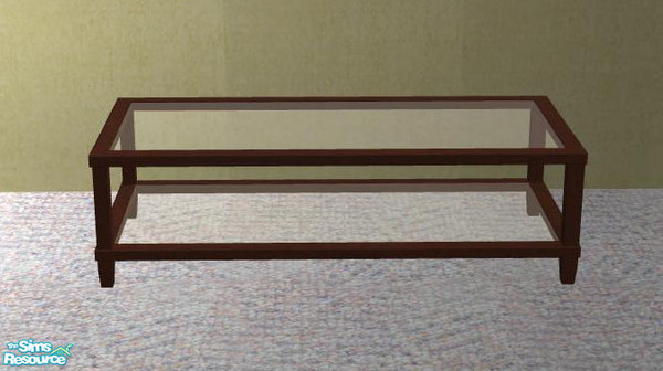 Sims 2 — PB aMans Living brown - Coffeetable 2tl by ShinoKCR — 