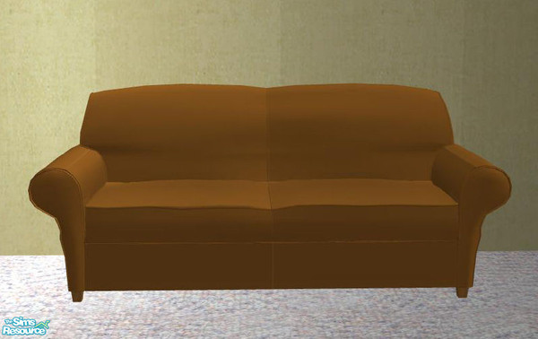 Sims 2 — PB a Mans Living Honey - Loveseat Nougat by ShinoKCR — 