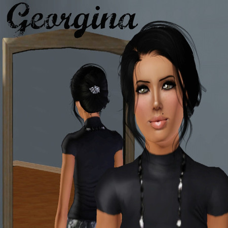 Sims 3 — Georgina SynClaire by Scorpian28 — Georgina SynClaire, beautiful black hair goddess