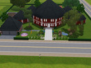 Sims 3 — The Octagon House by mtnmouse — The Octagon House features 3 bedrooms, 2 baths, a detached 2 car garage, and an