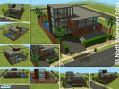Sims 2 — 33 North Bluewater Drive by SOMEdud — Small modern house with a pool and a few surprises. Fences by: lirunchik