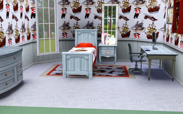 Sims 3 — marcorse_jolly roger pattern by marcorse — Just for the pirate in any boy - or girl for that matter LOL.