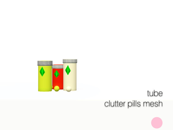 Sims 3 — Clutter Pills Mesh by DOT — Clutter Pills Mesh by DOT of The Sims Resource