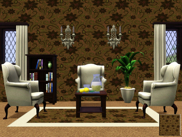 Sims 3 — Mr S Floral Pattern 1 by mrsimulator — Floral Pattern Themed