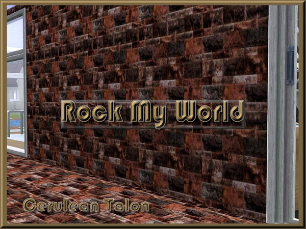 Sims 3 — Rock_My_World_4 by Cerulean Talon — Rugged rock to make anything look great. Ready for any home or business