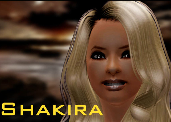 Sims 3 — Shakira  by kristelle591 — Shakira from her video &amp;quot;loca&amp;quot;