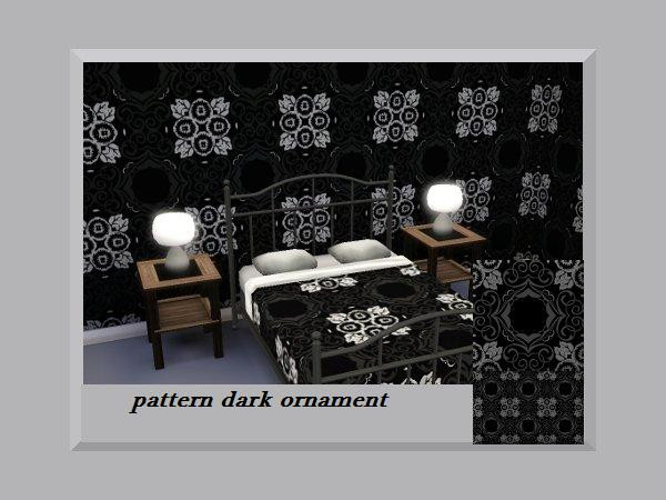 Sims 3 — pattern dark ornament by engelchen1202 — pattern dark ornament