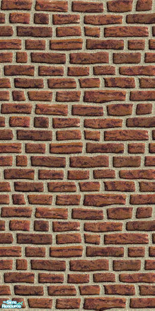 Sims 2 — Brick Medley 2 Large by hatshepsut — Part of the Brick Medley Wall Set
