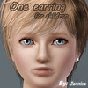 Sims 3 — One earring for children - Boys & Girls by Jennice25 — One diamond shaped earring for your bad little boys.