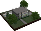 Sims 3 — Garden Grove Condo 1bdr. 1bath by jenna2880 — A modern style condo with a view of the city.