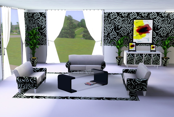 Sims 3 — marcorse_manic zebra pattern by marcorse — Not any sane zebra pattern . . but maybe a manic one?