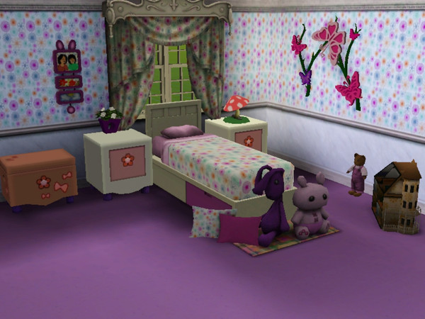 Sims 3 — Mayflower by LisaJ30 — cute pattern for a little girls room or a little older