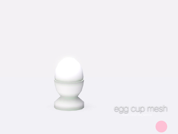 Sims 3 — Egg Cup Mesh by DOT — Egg Cup Mesh by DOT of The Sims Resource