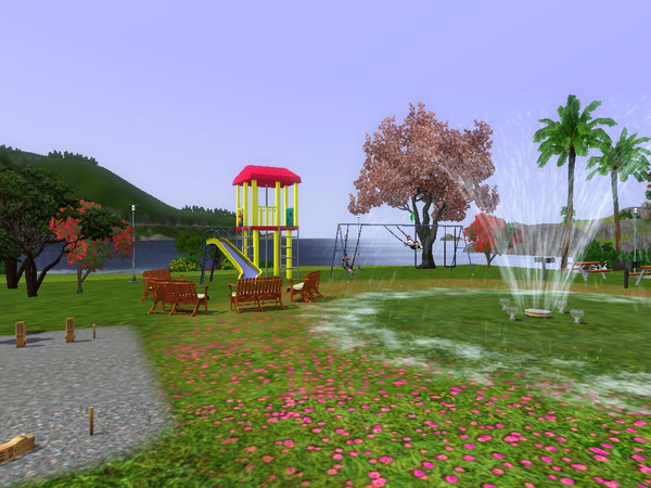Sims 3 — Mini Park Place by animegirl14 — Mini Park Place