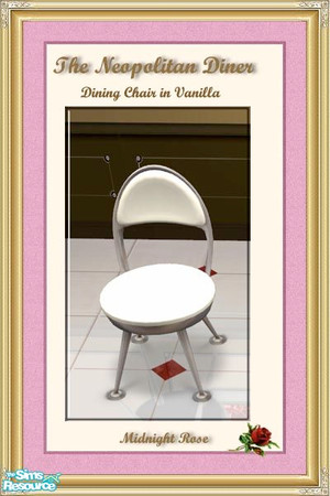 Sims 2 — MRC Neopolitan Dining - MRC Neoplolitan Chair by MidnightRose — Recolor of Nuclear Family dining Chair in