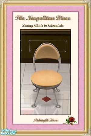 Sims 2 — MRC Neopolitan Dining - MRC Neoplolitan Chair by MidnightRose — Recolor of Nuclear Family dining Chair in