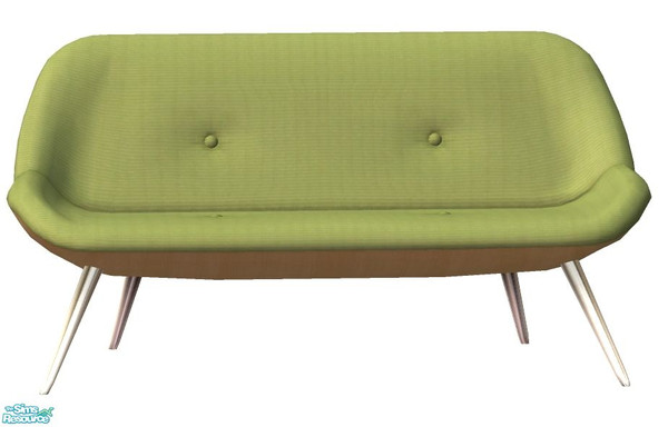 Sims 2 — Retro Inspiration Loveseat by RhondaBlonda — 