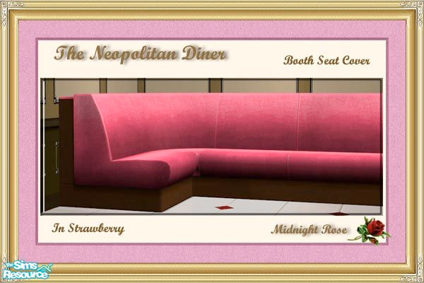 Sims 2 — MRC Neopolitan Dining - MRC Neoplolitan Booth by MidnightRose — Recolor of Jacuster\'s Last Stand Sectional
