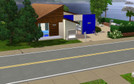 Sims 3 — Vitruvian by angelousx2 — A modern interpretation of a typical "manufactured home" with a gable roof.