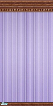 Sims 2 — Mauve Bedroom Wall & Floor set - Mauve Bedroom Wallpaper by micha89 — Mauve striped wallpaper with dark