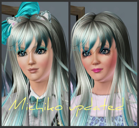 Sims 3 — Michiko updated by xoashley12xo — A updated version of my Michiko sims!:D I got alot off downloads for the last