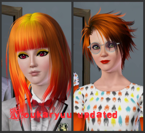 Sims 3 — Moukaryuu Updated by xoashley12xo — :DIts a update off my old Moukaryuu sims. I didnt have time to put her