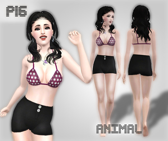 Sims 3 — Animal by pyszny16 — This cloth have 3 recolor area!